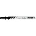 Metabo JIGSAW BLADE -HSS 3" 12 tpi Plexiglass, polycarbonate, 7/64"-3/4" in.non-ferrous metals, 7/64"-3/8" in 623640000